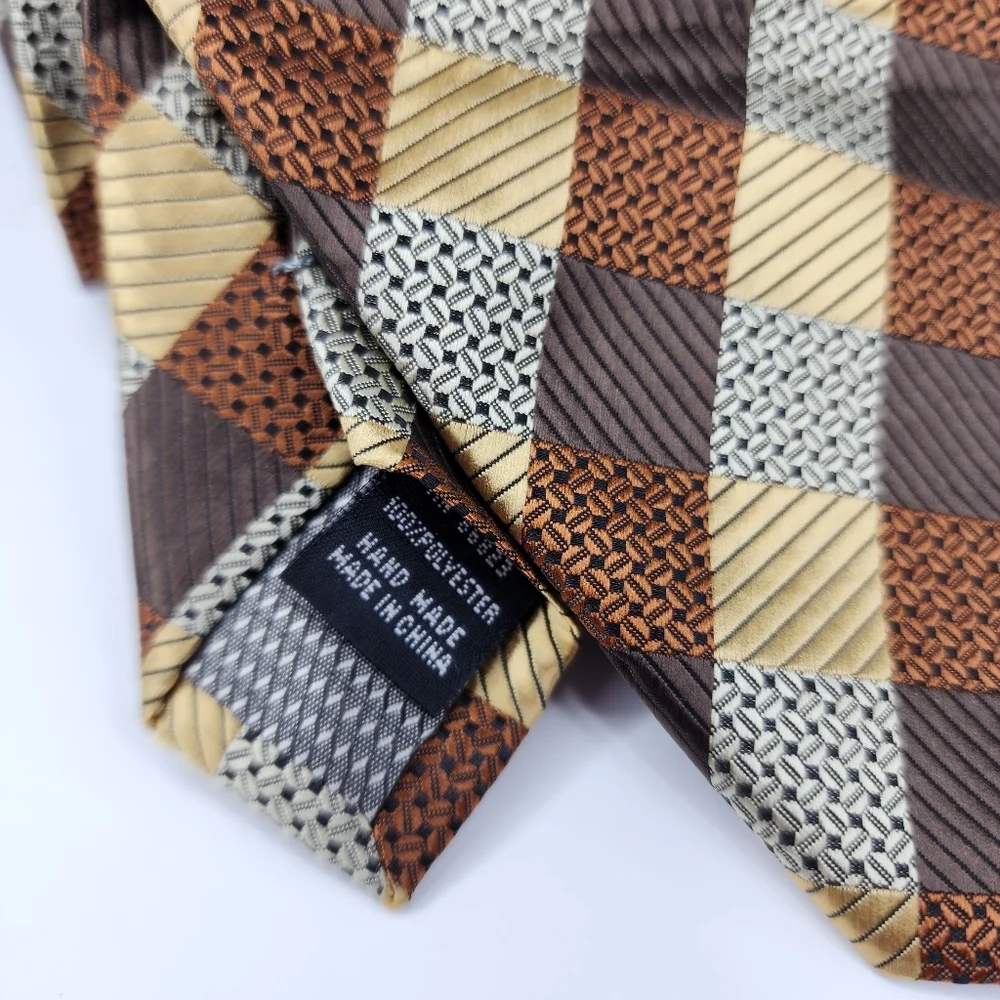 BERGAMO NEW YORK Tan Tie.
